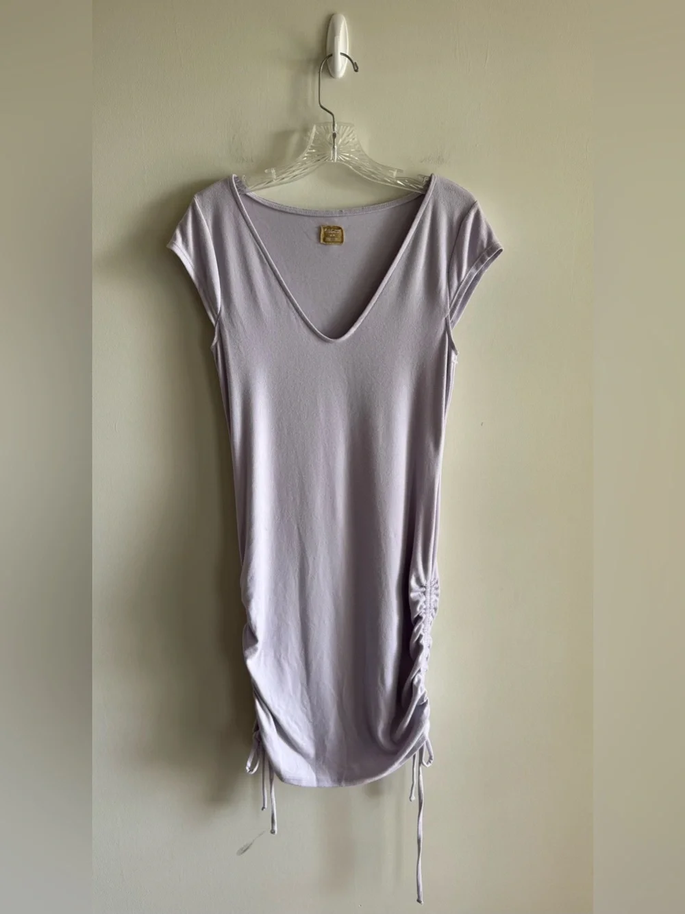 NWOT Free People Free-est Good Feels Ruched Mini Dress